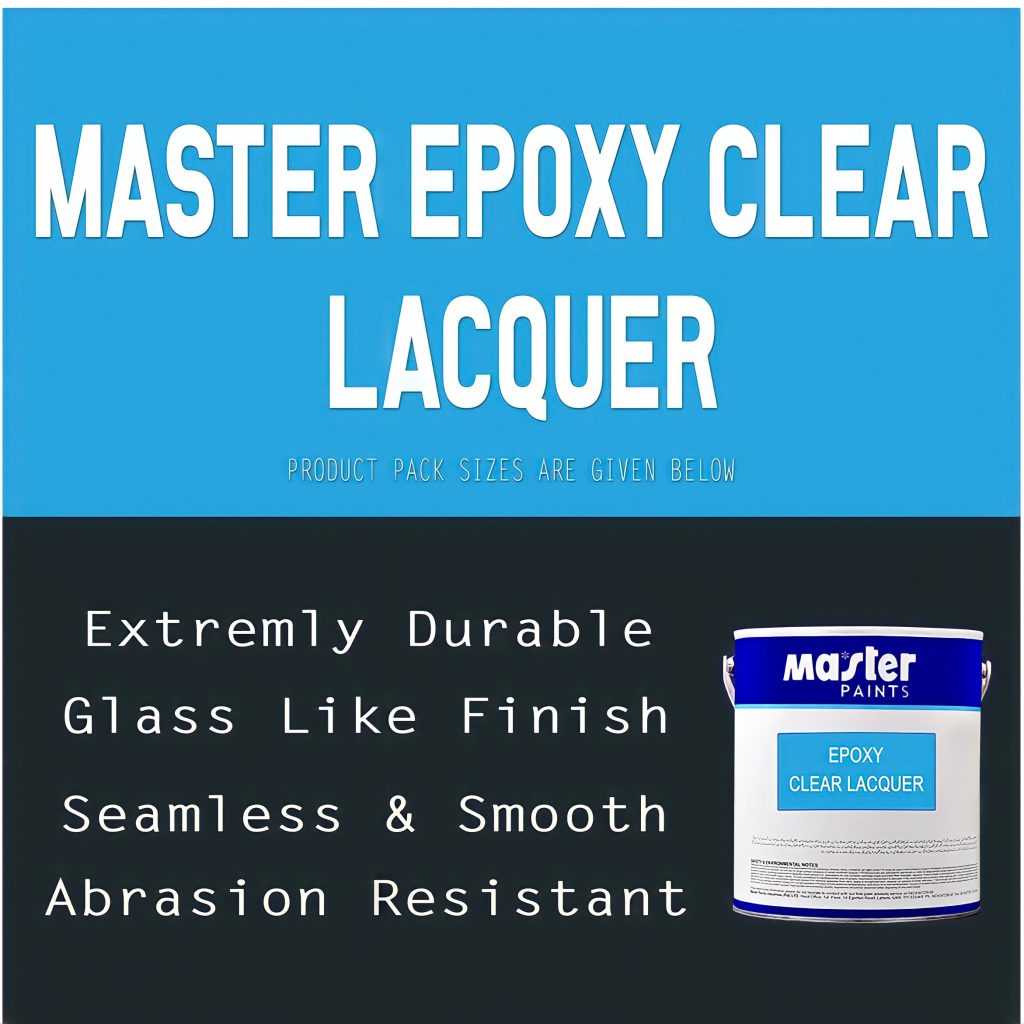 MASTER EPOXY CLEAR LACQUER 4LTR Paint World