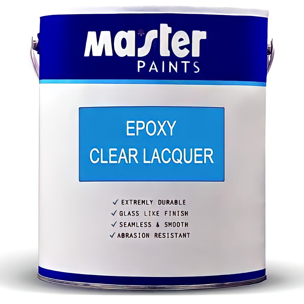 MASTER EPOXY CLEAR LACQUER 4LTR Paint World